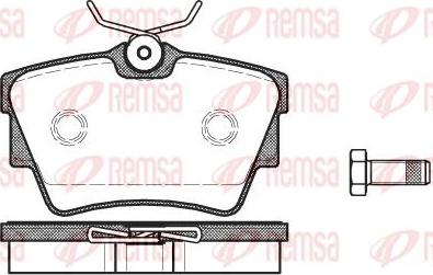 Kawe 0591 10 - Kit de plaquettes de frein, frein à disque cwaw.fr