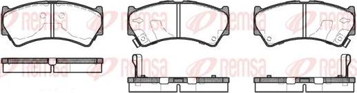 Kawe 0592 52 - Kit de plaquettes de frein, frein à disque cwaw.fr