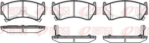 Kawe 0592 12 - Kit de plaquettes de frein, frein à disque cwaw.fr