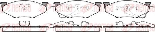 Kawe 0551 00 - Kit de plaquettes de frein, frein à disque cwaw.fr