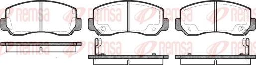 Kawe 0509 02 - Kit de plaquettes de frein, frein à disque cwaw.fr