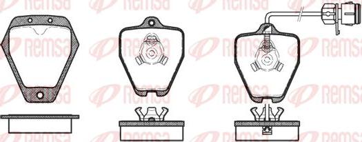 Kawe 0508 12 - Kit de plaquettes de frein, frein à disque cwaw.fr