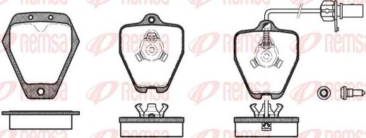 Kawe 0508 22 - Kit de plaquettes de frein, frein à disque cwaw.fr