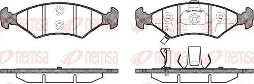 Kawe 0502 22 - Kit de plaquettes de frein, frein à disque cwaw.fr