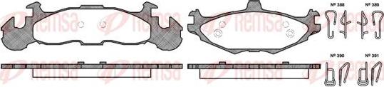 Kawe 0519 00 - Kit de plaquettes de frein, frein à disque cwaw.fr