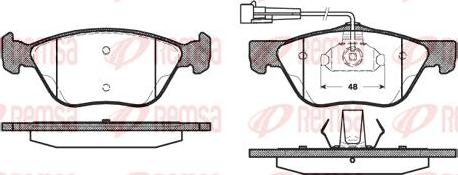 Kawe 0589 02 - Kit de plaquettes de frein, frein à disque cwaw.fr