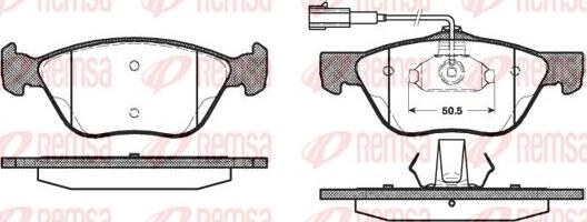 Kawe 0589 32 - Kit de plaquettes de frein, frein à disque cwaw.fr