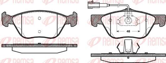 Kawe 0589 22 - Kit de plaquettes de frein, frein à disque cwaw.fr