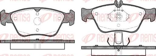 Kawe 0586 00 - Kit de plaquettes de frein, frein à disque cwaw.fr