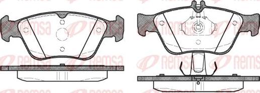 Kawe 0586 10 - Kit de plaquettes de frein, frein à disque cwaw.fr