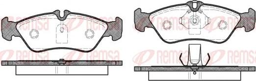 Kawe 0580 00 - Kit de plaquettes de frein, frein à disque cwaw.fr