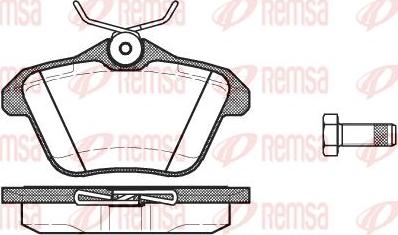 Kawe 0581 10 - Kit de plaquettes de frein, frein à disque cwaw.fr