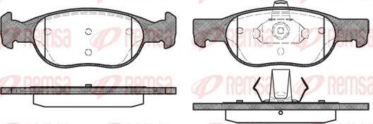 Kawe 0588 20 - Kit de plaquettes de frein, frein à disque cwaw.fr