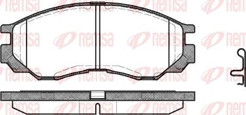 Kawe 0583 00 - Kit de plaquettes de frein, frein à disque cwaw.fr