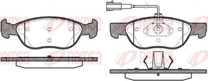 Kawe 0587 22 - Kit de plaquettes de frein, frein à disque cwaw.fr