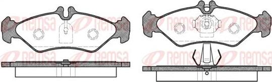 Kawe 0579 00 - Kit de plaquettes de frein, frein à disque cwaw.fr