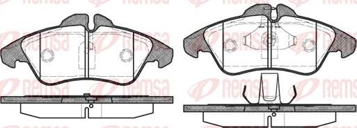 Kawe 0578 00 - Kit de plaquettes de frein, frein à disque cwaw.fr