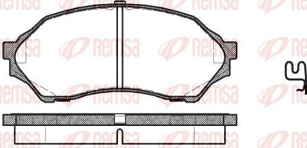 Kawe 0699 00 - Kit de plaquettes de frein, frein à disque cwaw.fr