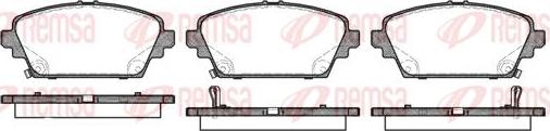 Kawe 0694 02 - Kit de plaquettes de frein, frein à disque cwaw.fr