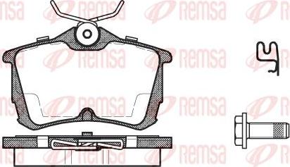 Kawe 0695 02 - Kit de plaquettes de frein, frein à disque cwaw.fr