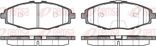 Kawe 0696 00 - Kit de plaquettes de frein, frein à disque cwaw.fr