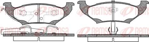 Kawe 0690 10 - Kit de plaquettes de frein, frein à disque cwaw.fr