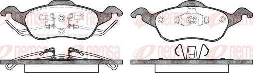 Kawe 0691 00 - Kit de plaquettes de frein, frein à disque cwaw.fr