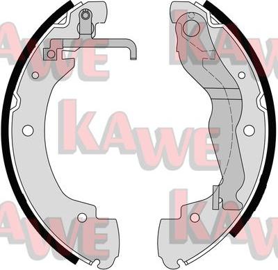 Kawe 06910 - Jeu de mâchoires de frein cwaw.fr