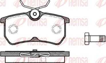 Kawe 0693 00 - Kit de plaquettes de frein, frein à disque cwaw.fr