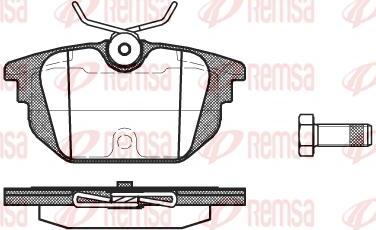 Kawe 0692 00 - Kit de plaquettes de frein, frein à disque cwaw.fr