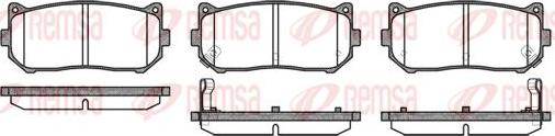 Kawe 0649 02 - Kit de plaquettes de frein, frein à disque cwaw.fr