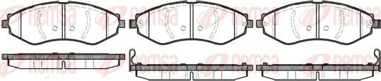 Kawe 0645 22 - Kit de plaquettes de frein, frein à disque cwaw.fr