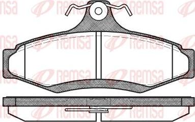 Kawe 0646 10 - Kit de plaquettes de frein, frein à disque cwaw.fr