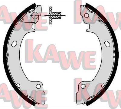 Kawe 06410 - Jeu de mâchoires de frein cwaw.fr