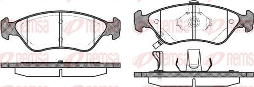 Kawe 0648 02 - Kit de plaquettes de frein, frein à disque cwaw.fr