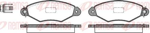 Kawe 0643 00 - Kit de plaquettes de frein, frein à disque cwaw.fr