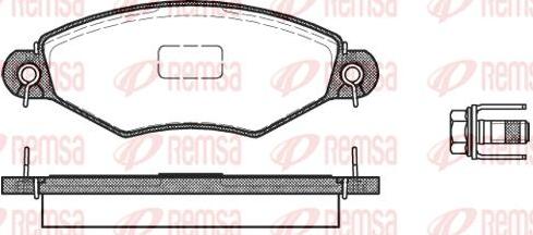 Kawe 0643 10 - Kit de plaquettes de frein, frein à disque cwaw.fr