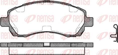 Kawe 0647 02 - Kit de plaquettes de frein, frein à disque cwaw.fr