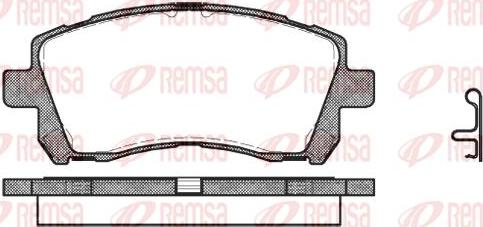 Kawe 0655 02 - Kit de plaquettes de frein, frein à disque cwaw.fr