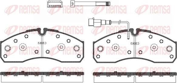 Kawe 0651 42 - Kit de plaquettes de frein, frein à disque cwaw.fr