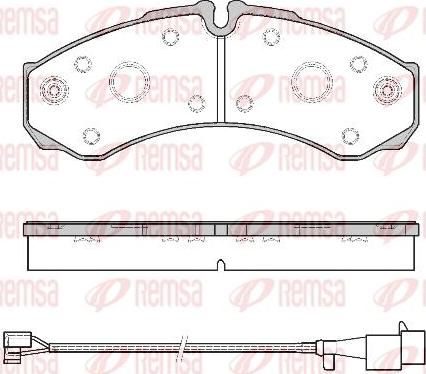 Kawe 0651 52 - Kit de plaquettes de frein, frein à disque cwaw.fr