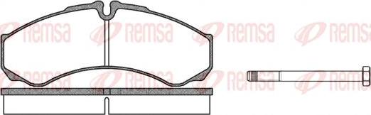 Kawe 0651 00 - Kit de plaquettes de frein, frein à disque cwaw.fr