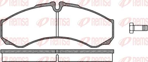 Kawe 0651 10 - Kit de plaquettes de frein, frein à disque cwaw.fr