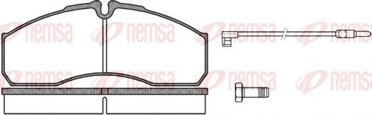 Kawe 0651 12 - Kit de plaquettes de frein, frein à disque cwaw.fr