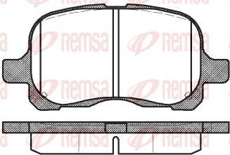 Kawe 0652 00 - Kit de plaquettes de frein, frein à disque cwaw.fr