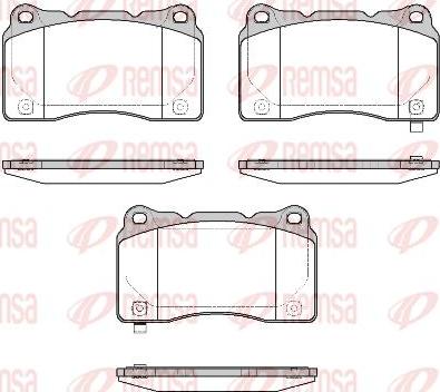 Kawe 0666 58 - Kit de plaquettes de frein, frein à disque cwaw.fr