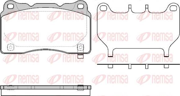 Kawe 0666 64 - Kit de plaquettes de frein, frein à disque cwaw.fr