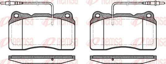 Kawe 0666 14 - Kit de plaquettes de frein, frein à disque cwaw.fr