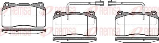 Kawe 0666 22 - Kit de plaquettes de frein, frein à disque cwaw.fr