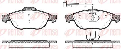 Kawe 0660 02 - Kit de plaquettes de frein, frein à disque cwaw.fr